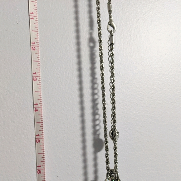 Betsy Johnson Jeweled Nautical Anchor Necklace - Picture 12 of 13